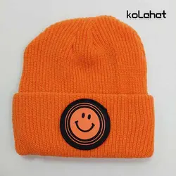 کلاه بافت رنگی طرح استیکر - عمده (KLT-2656) &ndash; کلاهت