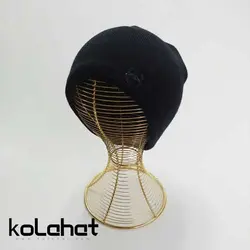 کلاه بافت مشکی داخل خز - عمده (KLT-2659)
