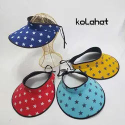 نقاب آفتابگیر ستاره ای پشت کشی - عمده (KLT-2678) &ndash; کلاهت