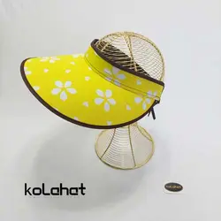 نقاب آفتابگیر پشت کشی طرح دار (KLT-T2674) &ndash; کلاهت