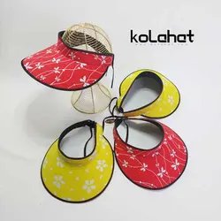 نقاب آفتابگیر طرح دار پشت کشی - عمده (KLT-2674) &ndash; کلاهت