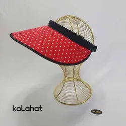 نقاب آفتابگیر طرح دار پشت کشی - عمده (KLT-2674) &ndash; کلاهت