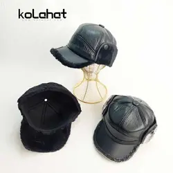 کلاه چرم فوم وارداتی مردانه - عمده (KLT-2698) – کلاهت