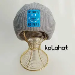 کلاه بافت رنگی طرح لبخند (KLT-T2700)