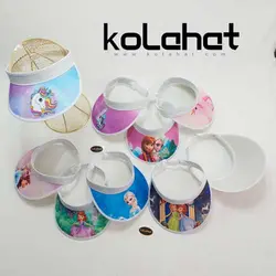 نقاب آفتابگیر کارتنی دخترانه - عمده (KLT-2721) – کلاهت