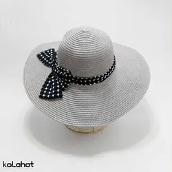 کلاه ساحلی زنانه پاپیونی لبه بلند (KLT-T2843) – کلاهت