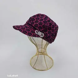 کلاه کاپیتانی کتان مخمل کوب - عمده (KLT-2929) &ndash; کلاهت