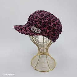 کلاه کاپیتانی کتان مخمل کوب - عمده (KLT-2929) &ndash; کلاهت