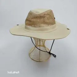 کلاه کابویی کتان بالا توری اعلا - عمده (KLT-2927) – کلاهت