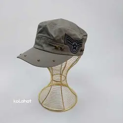 کلاه ته سر گرد کتان خارجی مردانه - عمده (KLT-2971)