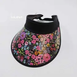 نقاب آفتابگیر گلدار طلقی - عمده (KLT-2970) &ndash; کلاهت