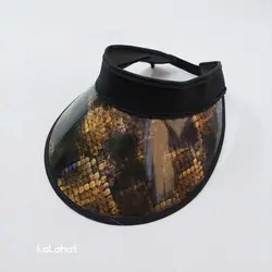 نقاب آفتابگیر گلدار طلقی - عمده (KLT-2970) &ndash; کلاهت