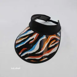 نقاب آفتابگیر گلدار طلقی - عمده (KLT-2970) &ndash; کلاهت