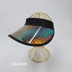 نقاب آفتابگیر گلدار طلقی - عمده (KLT-2970) &ndash; کلاهت