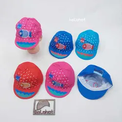 کلاه بیسبالی بچگانه طرح تک ماهی (KLT-T2960) &ndash; کلاهت