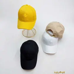 کلاه نقابدار کتان اصلی طرح CANADA - عمده (KLT-3043) &ndash; کلاهت