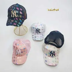 کلاه بیسبالی NY کتان پشت توری (KLT-T3053) &ndash; کلاهت