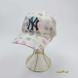کلاه بیسبالی NY کتان پشت توری (KLT-T3053) &ndash; کلاهت