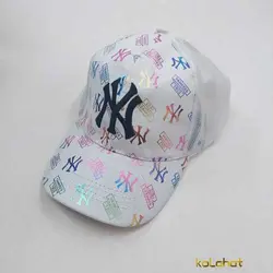 کلاه بیسبالی NY کتان پشت توری (KLT-T3053) &ndash; کلاهت