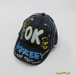 کلاه نقابدار پسرانه طرح OK لی وارداتی (KLT-O3049) – کلاهت