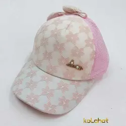 کلاه نقابدار دخترانه گل دار وارداتی (KLT-T3057)