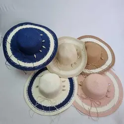 کلاه ساحلی زنانه کنفی - عمده (KLT-3081) &ndash; کلاهت