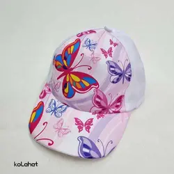 کلاه نقابدار بچگانه طرح پروانه - عمده (KLT-3097) &ndash; کلاهت