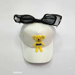 کلاه دخترانه پاپیونی وارداتی - عمده (KLT-3110) &ndash; کلاهت