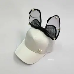 کلاه دخترانه پاپیونی وارداتی - عمده (KLT-3110) &ndash; کلاهت