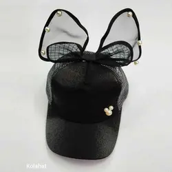 کلاه دخترانه پاپیون دار وارداتی (KLT-O3110)