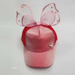 کلاه دخترانه پاپیون دار وارداتی (KLT-O3110)