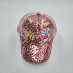 کلاه پولکی پشت توری بچگانه (KLT-T3124) – کلاهت