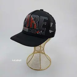 کلاه نقابدار اسفنجی پشت توری - عمده (KLT-2914) &ndash; کلاهت
