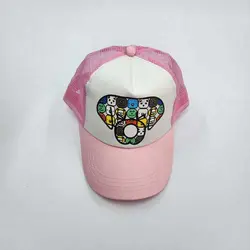 کلاه بچگانه نقابدار پشت توری - عمده (KLT-3134) &ndash; کلاهت