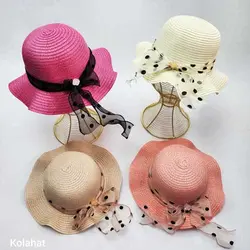 کلاه ساحلی کنفی دخترانه - عمده (KLT-3162)