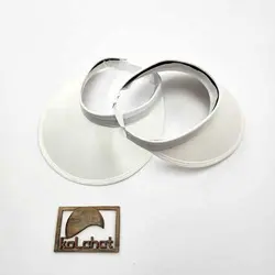 نقاب آفتابگیر سفید پشت کشی - عمده (KLT-3165) &ndash; کلاهت