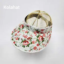 نقاب آفتابگیر گلدار زنانه - عمده (KLT-3164)