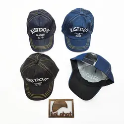 کلاه بچگانه طرح JUST DO IT جین (KLT-T3259) &ndash; کلاهت