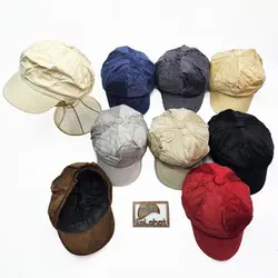 کلاه کاپیتانی مخمل رنگی کبریتی - عمده (KLT-3313) &ndash; کلاهت