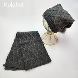 کلاه و شال گردن زنانه شیطونی اعلا - عمده (KLT-3315) – کلاهت