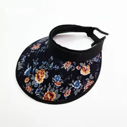 نقاب آفتابگیر پشت کشی گلدار - عمده (KLT-3326) – کلاهت