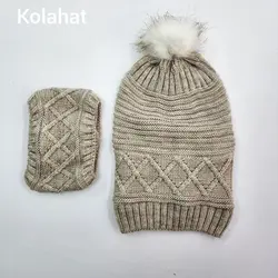 کلاه و شال گردن شیطونی زنانه (KLT-T3369) &ndash; کلاهت