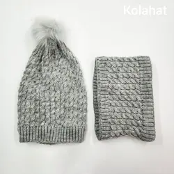 کلاه شال گردن زنانه داخل خز شیطونی - عمده (KLT-3366) – کلاهت