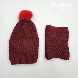 کلاه شال گردن زنانه داخل خز شیطونی - عمده (KLT-3366) – کلاهت