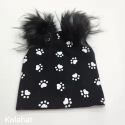 کلاه بچگانه تریکو چاپی - عمده (KLT-3459) &ndash; کلاهت