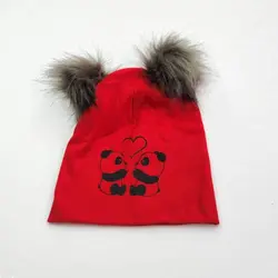 کلاه بچگانه دو پوم تریکو طرح پاندا (KLT-T3457) &ndash; کلاهت