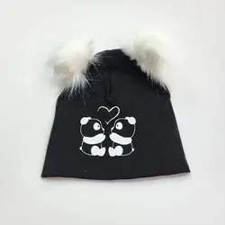کلاه بچگانه دو پوم تریکو طرح پاندا (KLT-T3457) &ndash; کلاهت