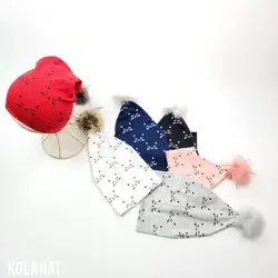 کلاه تریکو شیطونی طرح گربه - عمده (KLT-3465)