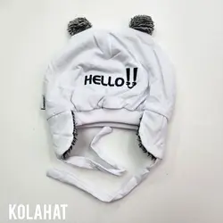 کلاه تریکو دو پوم طرح HELLO - عمده (KLT-3468) &ndash; کلاهت