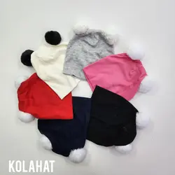 کلاه تریکو ساده پوم دار (KLT-T3473) &ndash; کلاهت